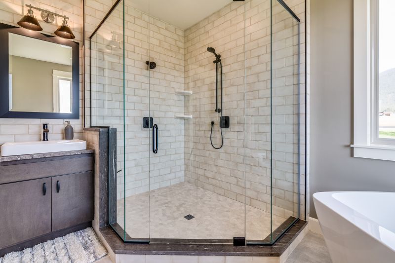 Walk-In Shower with Glass Doors