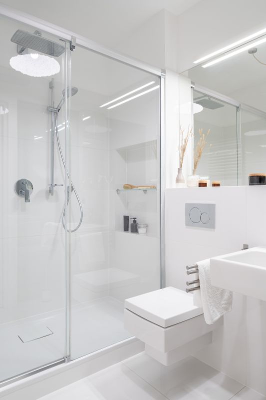 Clean and Elegant Shower Space